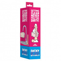 Dicky Soap with Balls and Cum - pénisz alakú szappan-  natúr  és csoki színben 18 cm