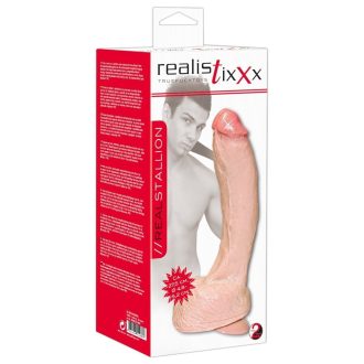 REALISTIXXX GIANT - EXTRA NAGY DILDÓ (NATÚR)