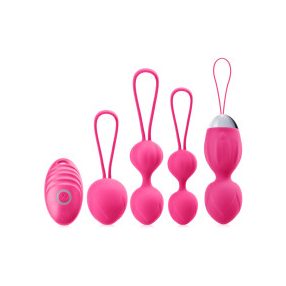 VIBRÁLÓ GEJSA GOLYÓK – ELEGÁNS KÉSZLET VEZÉRLŐVEL 