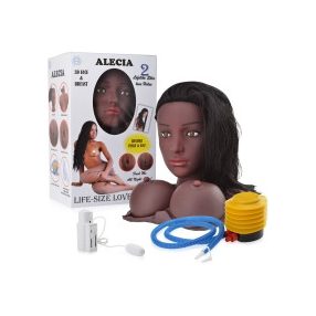   Felfújható 3D NÉGERBABA KIDÚDORO MELLEKKEL REÁLIS FEJ, VAGINA ÉS ANUSZ 