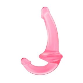   STRAP ON SZÍJAK NÉLKÜL – KÉT HÍMVESSZŐ  VAGINÁBA ÉS ANUSZBA DUPLA DILDÓ KETTŐ AZ EGYBEN 