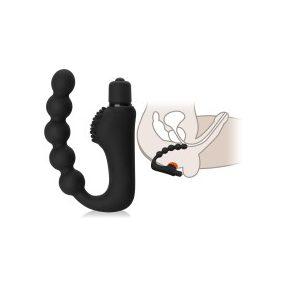    VIBRÁLÓ Prosztata MASSZÍROZÓ HAJLÍTOTT VÉGGEL ÉS KITÜREMKEDÉSEKKEL