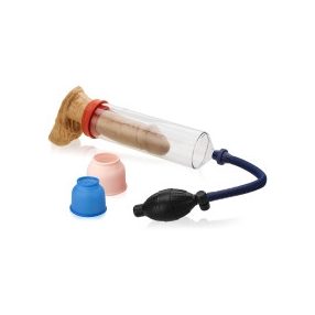   PÉNISZNÖVELŐ PUMPA + 3 BELSŐ HÜVELY KÜLÖNBÖZŐ MÉRETBEN 