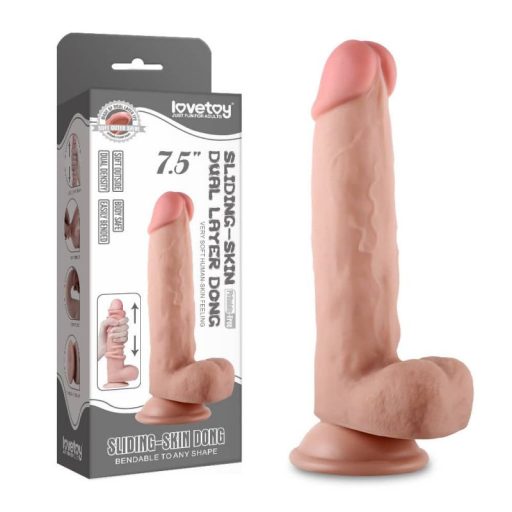 Sliding-Skin 20.9 cm - Nőknek és Férfiaknak is, Feszes mégis Puha , mozgó bőrrel! 