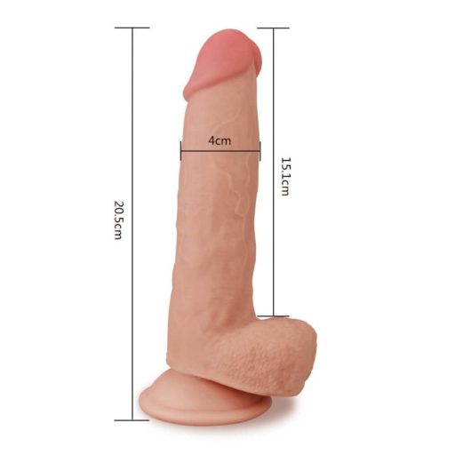 Sliding-Skin 20.9 cm - Nőknek és Férfiaknak is, Feszes mégis Puha , mozgó bőrrel! 