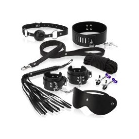BONDAGE KIT - MEGANAGY, BDSM BŐRKÉSZLET -