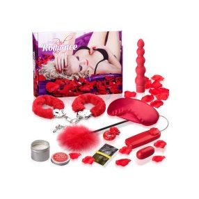   RED ROMANCE - TELJES EROTIKUS KÉSZLET – MEGLEPETÉSBEN GAZDAG 