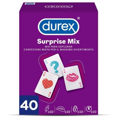 Durex Surprise Mix 40 pack / 40 db óvszer
