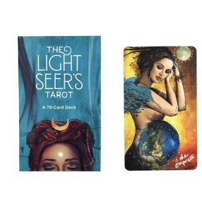   The Light Seer's Tarot: A 78-Bádogdobozos aranyozott jóskártya - fém dobozban