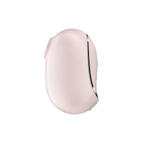  SATISFYER PRO TO GO 2 - AKKUS, LÉGHULLÁMOS CSIKLÓIZGATÓ VIBRÁTOR (BÉZS)