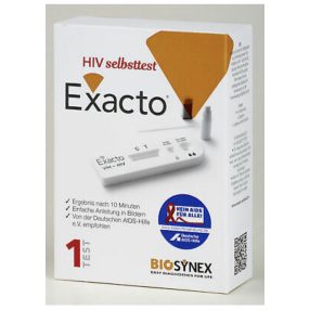   HIV önteszt, Exacto TESZT, GYORSTESZT OTTHONI TESZTELÉSRE, HIV AIDS otthoni gyorsteszt, új termék