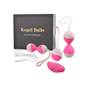   GEJSA GOLYÓK KÖGEL IZMOK EDZÉSÉRE ÉS EROTIKUS MASSZIROZÁSRA KÉSZLET 