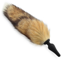 KARCSÚ SZILIKON ANÁLIS DÚGÓ HOSSZÚ RÓKAFAROKKAL 