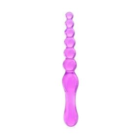   KÉTOLDALAS ANÁLIS DILDÓ GOLYÓS SZONDA ANAL PLUG GÉL DONG 