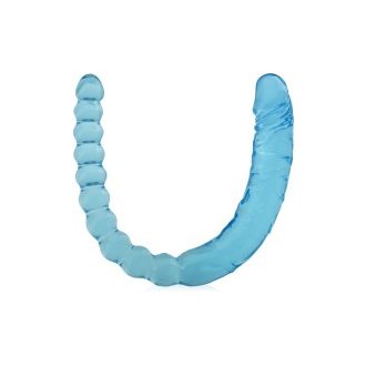  KÉTOLDALU 45 CM HÍMVESSZŐ DILDÓ + ANÁLIS SZONDA DUPLA PENETRÁCIÓHOZ 