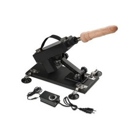   SZEX GÉP – 420 MOZDULAT PERCENKÉNT – ERŐS CSÚSZÓ VIBRÁLÓ TERMÉSZETES DILDÓVAL -