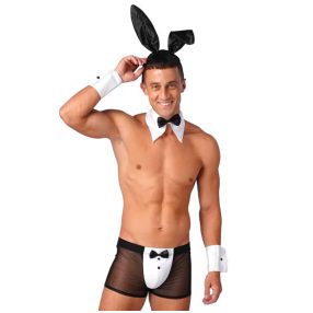 Férfi pincér nyuszis fehérnemű Szexi nyúl jelmez