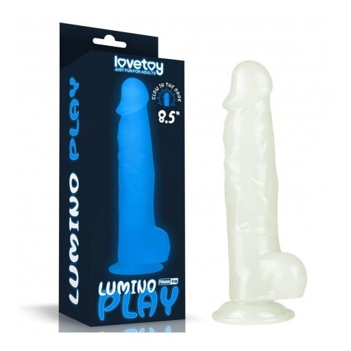 8.5" Lumino Play Dildo világító realisztikus  dildó