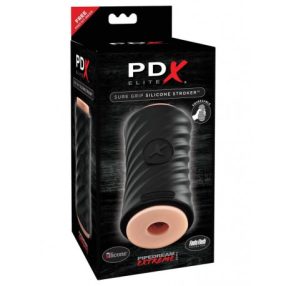 PDX Elite Sure Grip Silicone Stroker  fánk