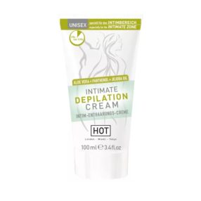   HOT Intimate - intim szőrtelenítő krém spatulával (100ml)