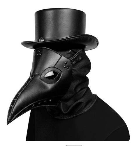 Plague Doctor Raptor maszk - csőrös maszk- kalap