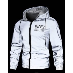 Nasa márkájú autós  fény vissza verős széldzseki 