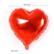 Piros szív lufi 10 db