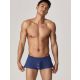 Men Plaid Print Elastic Waist Boxer Brief