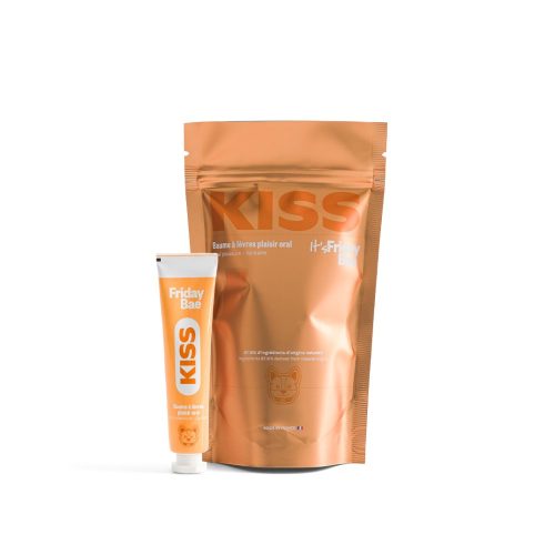 oral pleasure lip balm - KISS Tube 15 mL -  intenzív vibrálás és a finom élvezet 