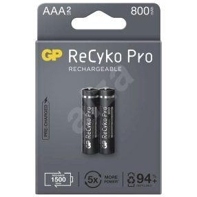   Újratölthető akkumulátor GP ReCyko Pro Professional AAA (HR03), 2 db
