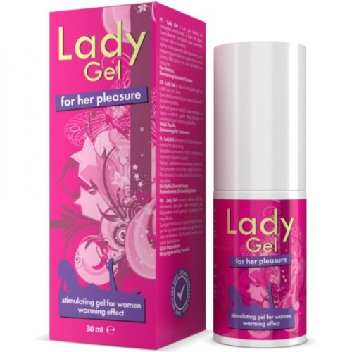 IntimateLine Lady Gel for Her Pleasure Stimulating Gel for Women Warming Effect 30ml - Lady Gel egy stimuláló gél a csiklóra