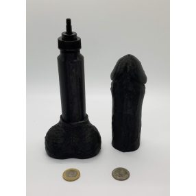   Pénisz alakú szappan/fertőtlenítő/kenőanyag adagoló kb.   6" méretben -  Rendelésre!