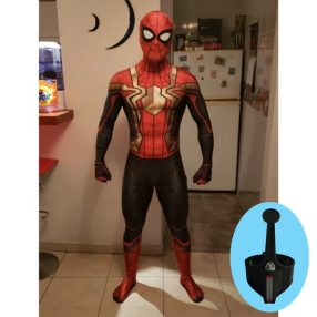   Szuperhős Pókember  Body 3D maszk jelmez felnőtt - szexi cosplay öltöny + PÓKHÁLÓ KILŐVŐ
