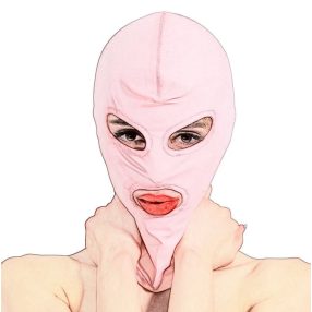 Bdsm pink fej maszk