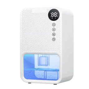   Elektromos légszárító, nagy hatékonyságú háztartási párátlanító kompakt, csendes párátlanító, víztartály űrtartalma 1100 ml