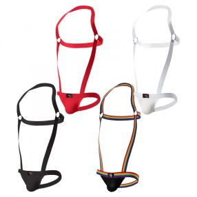   Férfi hám, elasztikus fehérnemű - Hálóruha  testruha mellkasi heveder