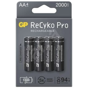   GP ReCyko Pro Professional AA (HR6), 4 db újratölthető elem/akkumlátor