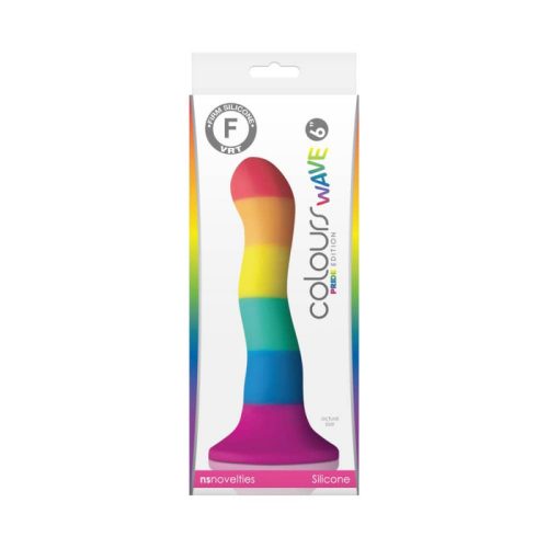 Colours Pride Edition 6 inch Wave Dildo Rainbow szivárvány színű dildó