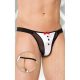 Thong 4433 white/ SL férfi tanga