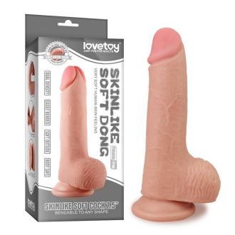 7.5" Skinlike Soft Dong- dildó pénisz