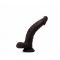 X-MEN 7.9" Silicone Dildo Black- fekete dildó 