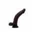 X-MEN 7.9" Silicone Dildo Black- fekete dildó 