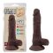 Flatterer Brown nagy dildo barna
