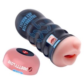   PRETTY LOVE VACUUM CUP - ÉLETHŰ SZÁJ MASZTURBÁTOR (NATÚR)