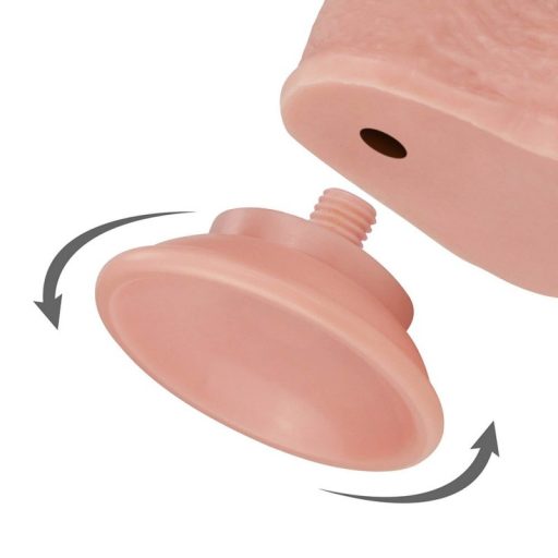 9.5'' Sliding Skin Dual Layer Dong Flesh - nagy dildó 23.5 cm 