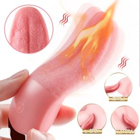   Nyelv vibrátor - ami kielégít - Használható nyelv mellbimbó masszírozóként, anális, G-pont csikló stimulátorként nők számára