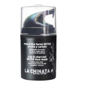 Arcmaszk, Detox, agyaggal és szénnel, 50 ml, La Chinata
