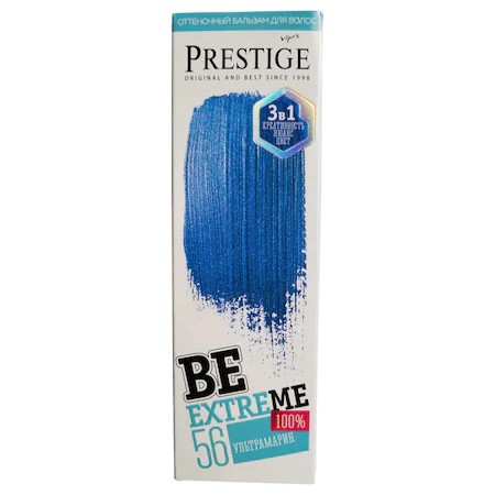PRESTIGE Be Extreme hajfesték, félig tartós, 100 ml, kék