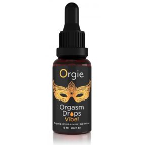   Orgie Orgasm Drops Vibe! 15ml- ORGIE ORGASM DROPS VIBE - BIZSERGETŐ INTIM GÉL NŐKNEK (15ML)