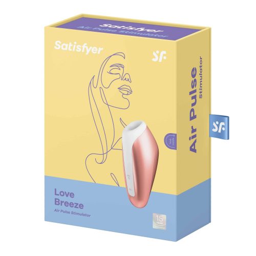 SATISFYER LOVE BREEZE - AKKUS, VÍZÁLLÓ CSIKLÓIZGATÓ VIBRÁTOR (BARACK)